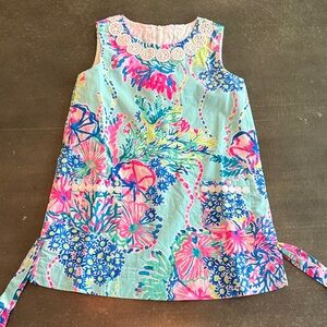 Lilly Pulitzer Multicolor Floral Sleeveless Dress